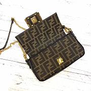 Fendi Baguette Brown Handbag 19cm - 3