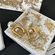 Dior Logo Earrings With Pearls - 2