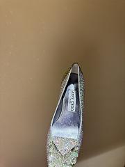 Jimmy Choo Sliver Stones High Heels - 5