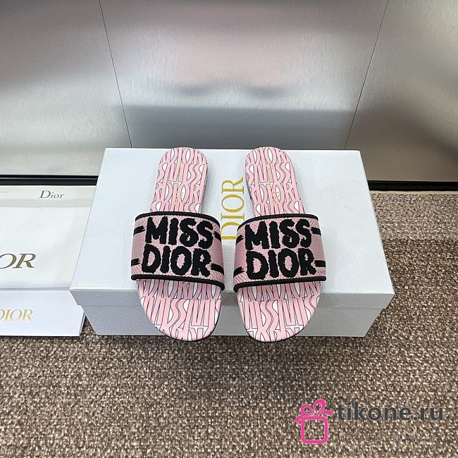 Miss Dior Pink Slippers - 1