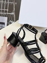 Celine Black Sandals - 5