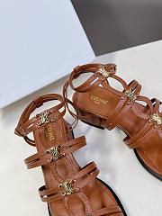 Celine Brown Sandals - 5