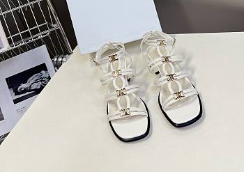 Celine White Sandals