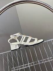 Celine White Sandals - 5