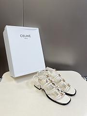 Celine White Sandals - 2