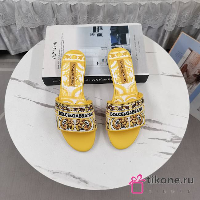 Dolce&Gabbana Yellow Sandals - 1