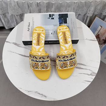 Dolce&Gabbana Yellow Sandals