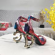 DG Red Baroque Sandals - 4