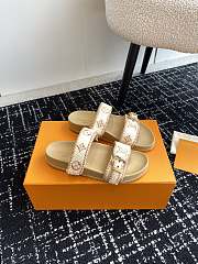 Louis Vuitton Down Beige Sandals - 5