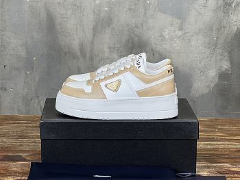 Prada Downtown In White/ Beige