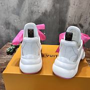 Louis Vuitton Archlight White With Pink Bow - 5