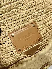 Prada Mini Natural Raffia Handbag - 16.5x12x5cm - 3