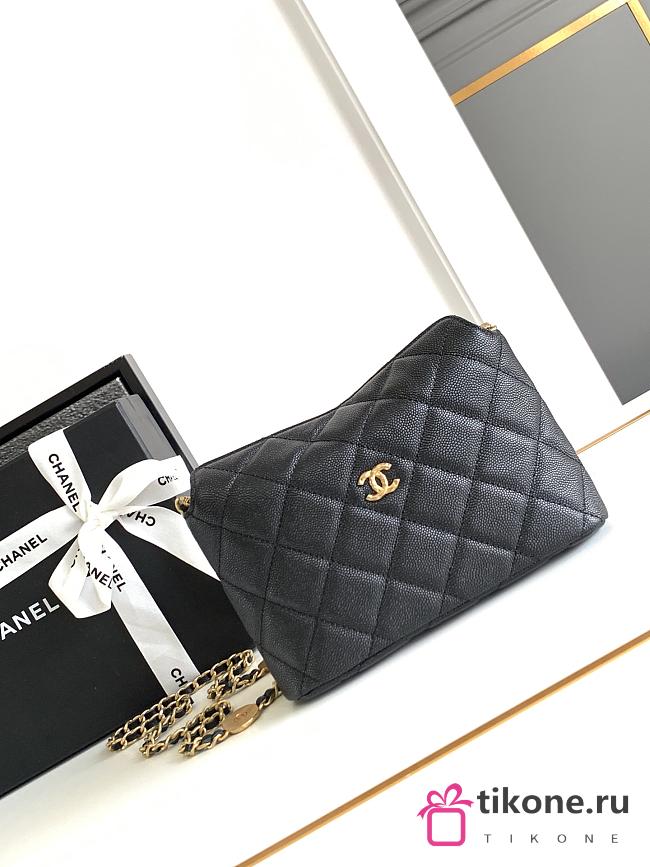 Chanel Black Caviar Handbag  - 1