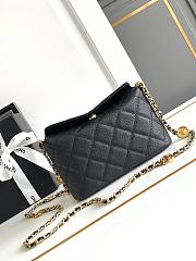 Chanel Black Caviar Handbag  - 4