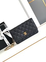 Chanel WOC Black Caviar Handbag  - 1