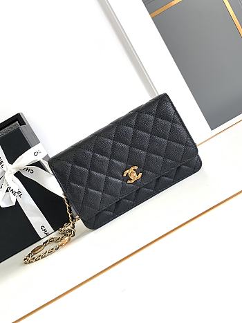 Chanel WOC Black Caviar Handbag 