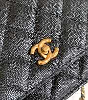 Chanel WOC Black Caviar Handbag  - 3