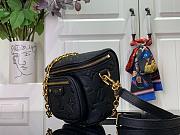 Louis Vuitton M82335 Black Monogram Mini Bumbag - 17x12x9.5cm - 5