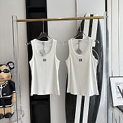 Loewe Dames White Tank Top  - 1