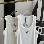 Loewe Dames White Tank Top  - 5