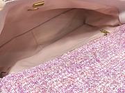 Chanel Classic Pink Canvas Handbag - 30x20x10cm - 4