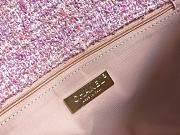 Chanel Classic Pink Canvas Handbag - 30x20x10cm - 2