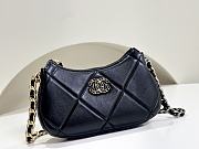 Chanel Black Hobo Handbag - 11x20x5cm - 1