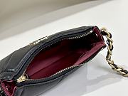 Chanel Black Hobo Handbag - 11x20x5cm - 5