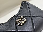 Chanel Black Hobo Handbag - 11x20x5cm - 3