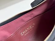 Chanel Small Black Hobo Handbag - 13.5x23.5x5.3cm - 2