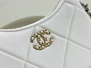 Chanel White Hobo Handbag - 11x20x5cm - 4