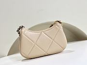 Chanel Beige Hobo Handbag - 11x20x5cm - 5