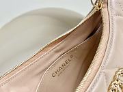 Chanel Beige Hobo Handbag - 13.5x23.5x5.3cm - 3