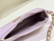 Chanel Purple Hobo Handbag - 11x20x5cm - 2