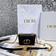 Dior Mini Black Lambskin Handbag 13cm - 1