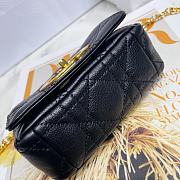 Dior Mini Black Lambskin Handbag 13cm - 4