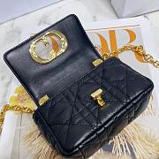 Dior Mini Black Lambskin Handbag 13cm - 2