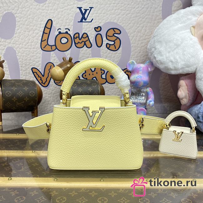 Louis Vuitton M24563 Capucines BB MiniMe Yellow Bag - 21x14x8cm - 1