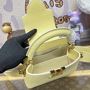 Louis Vuitton M24563 Capucines BB MiniMe Yellow Bag - 21x14x8cm - 3