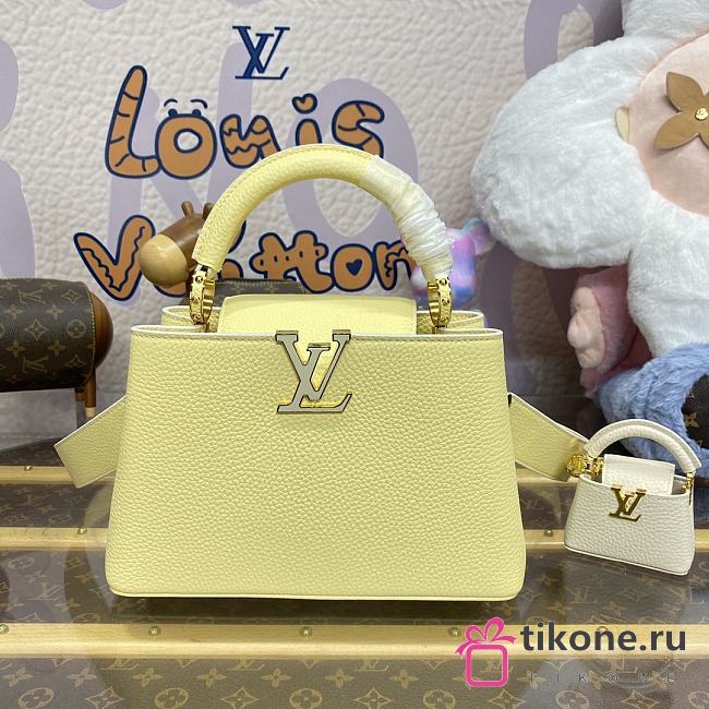 Louis Vuitton M24563 Capucines BB MiniMe Yellow Bag - 26.5x17.5x9cm - 1