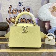 Louis Vuitton M24563 Capucines BB MiniMe Yellow Bag - 26.5x17.5x9cm - 1