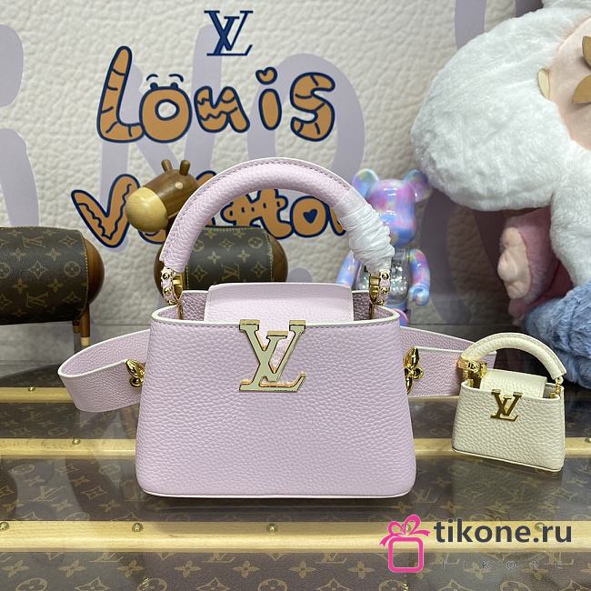 Louis Vuitton  M24120 Capucines BB MiniMe Pink Bag - 21x14x8cm - 1