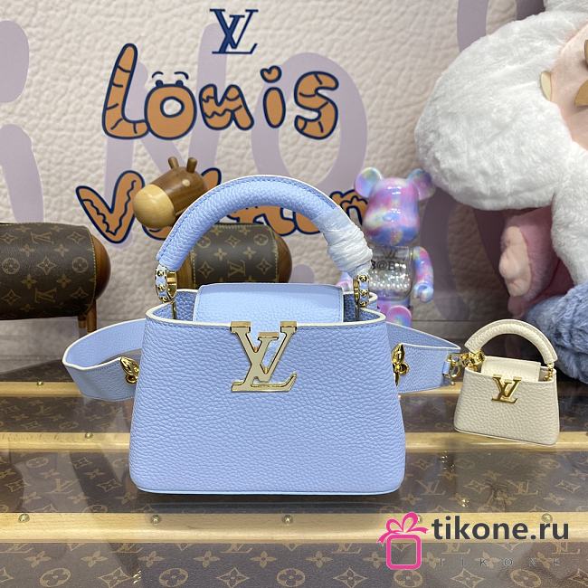 Louis Vuitton M24575 Capucines BB MiniMe Blue Bag - 21x14x8cm - 1