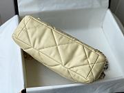 Chanel 19 Beige Lambskin Handbag - 30x20x10cm - 5