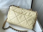 Chanel 19 Beige Lambskin Handbag - 30x20x10cm - 2