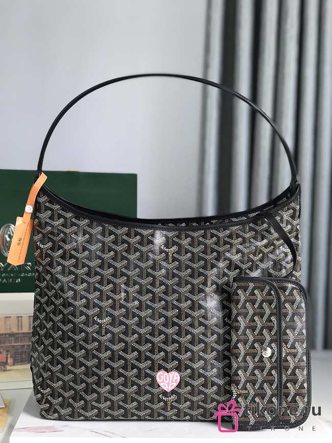 Goyard Hobo Bohème In Black - 42×27×15cm - 1