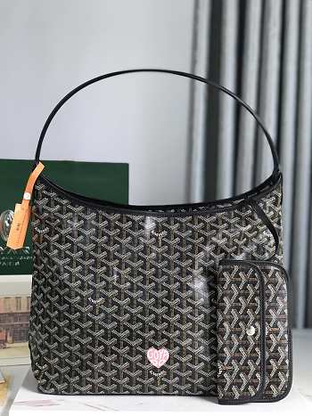 Goyard Hobo Bohème In Black - 42×27×15cm