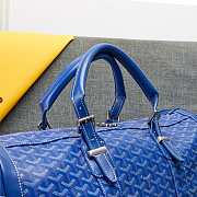 Goyard Blue Travel Bag - 48x28x22cm - 4