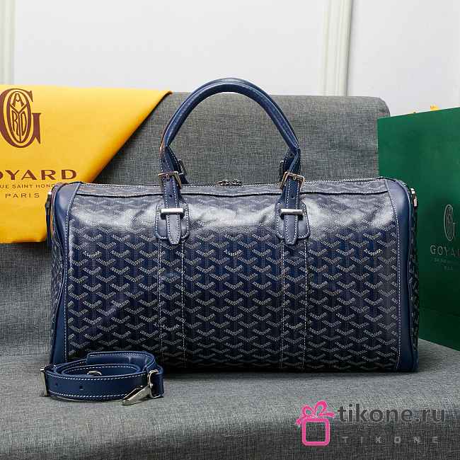 Goyard Navy Travel Bag - 48x28x22cm - 1