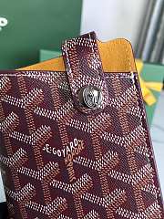 Goyard MontMartre Dark Red Wallet - 10x1x18cm - 2